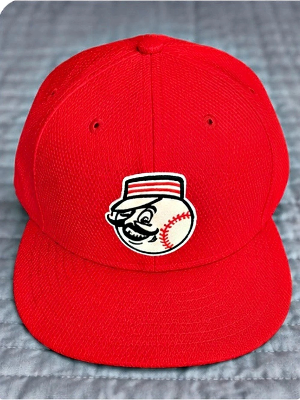 New Era Cincinnati Reds Mr. Redlegs 59FIFTY Batting Practice Fitted Hat 7 3/4